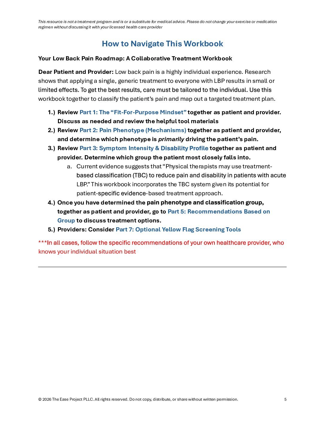 Low Back Pain Educational Workbook (PDF Download) - Image 2