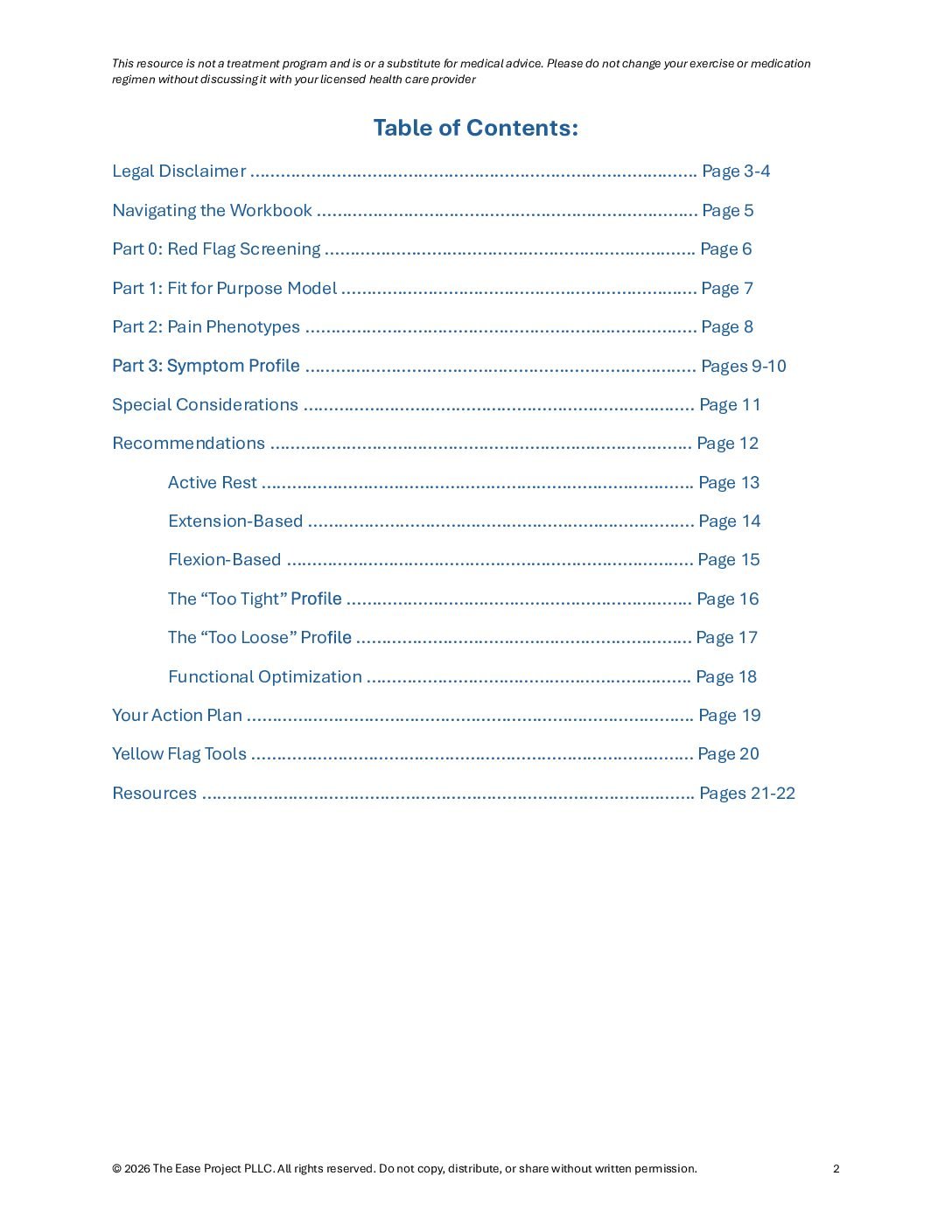 Low Back Pain Educational Workbook (PDF Download) - Image 3